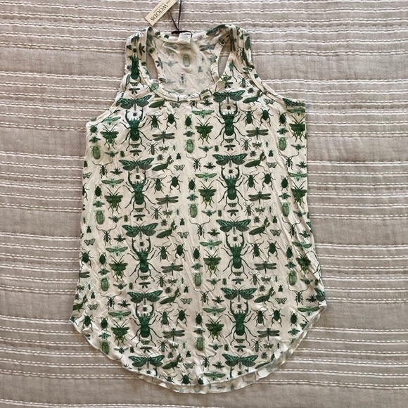 kate quinn Tops Kate Quinn The Woods Green Insects Tank Poshmark